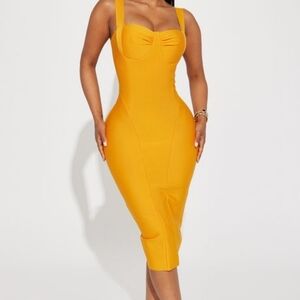 Cierra Bandage Midi Dress